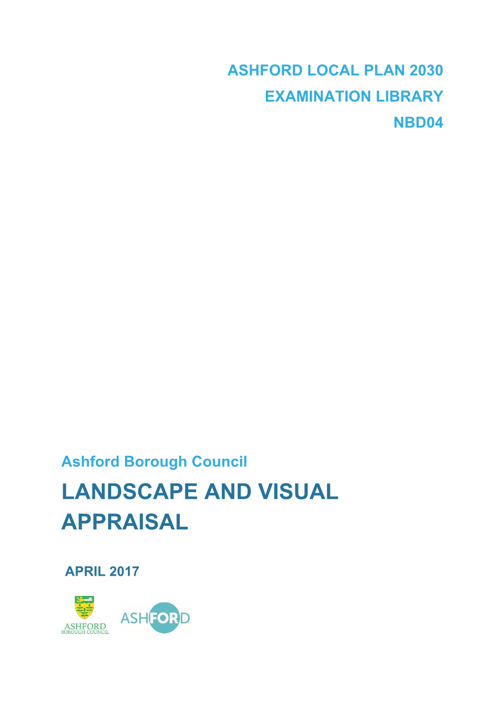 Landscape and Visual Appraisal