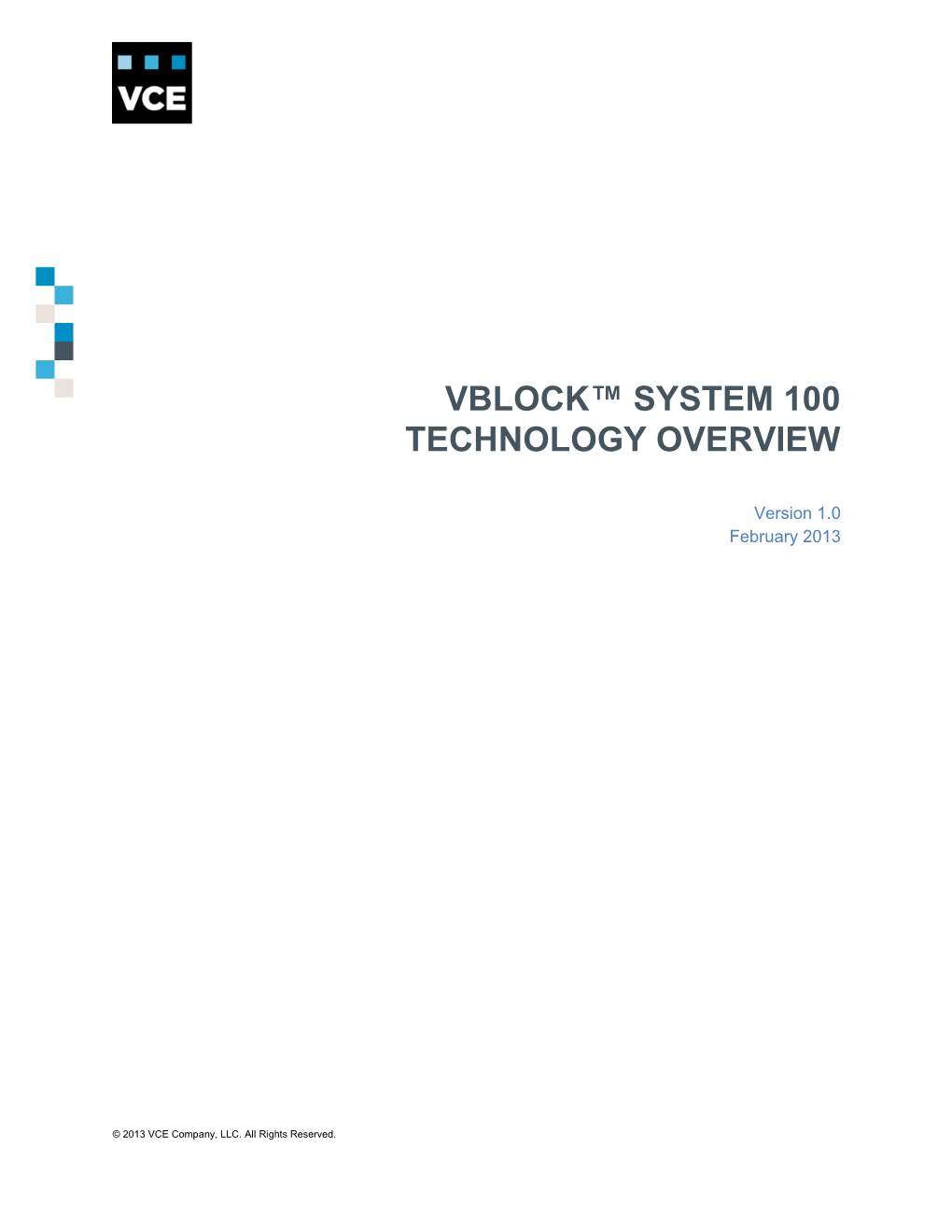 Vblock™ System 100 Technology Overview