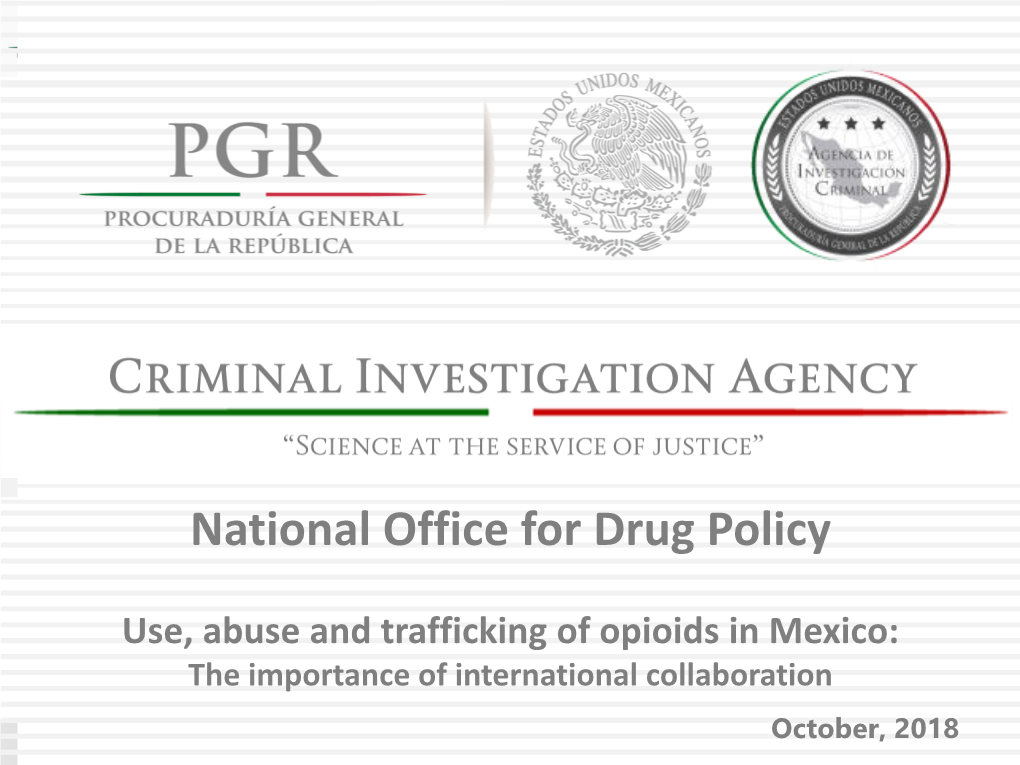 National Office for Drug Policy