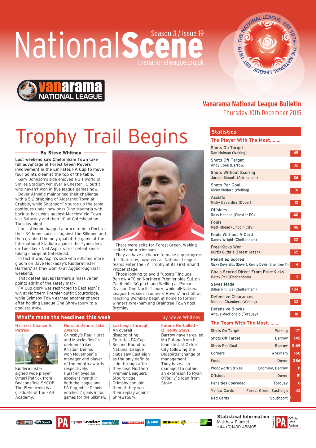 Season 3 / Issue 19 Thenationalleague.Org.Uk