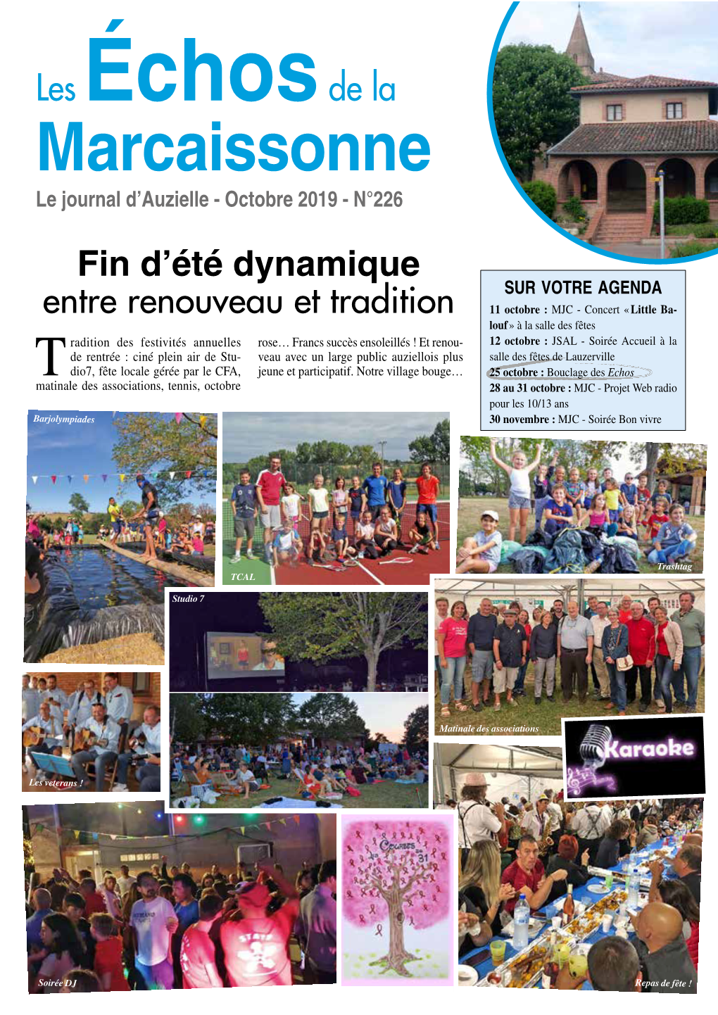 Marcaissonne Le Journal D’Auzielle - Octobre 2019 - N°226