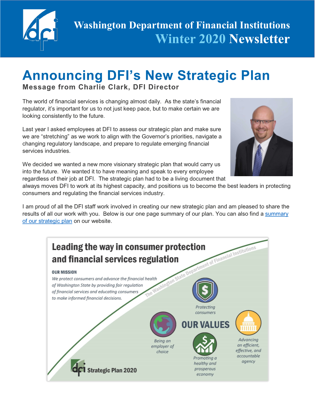 Winter 2020 DFI Newsletter