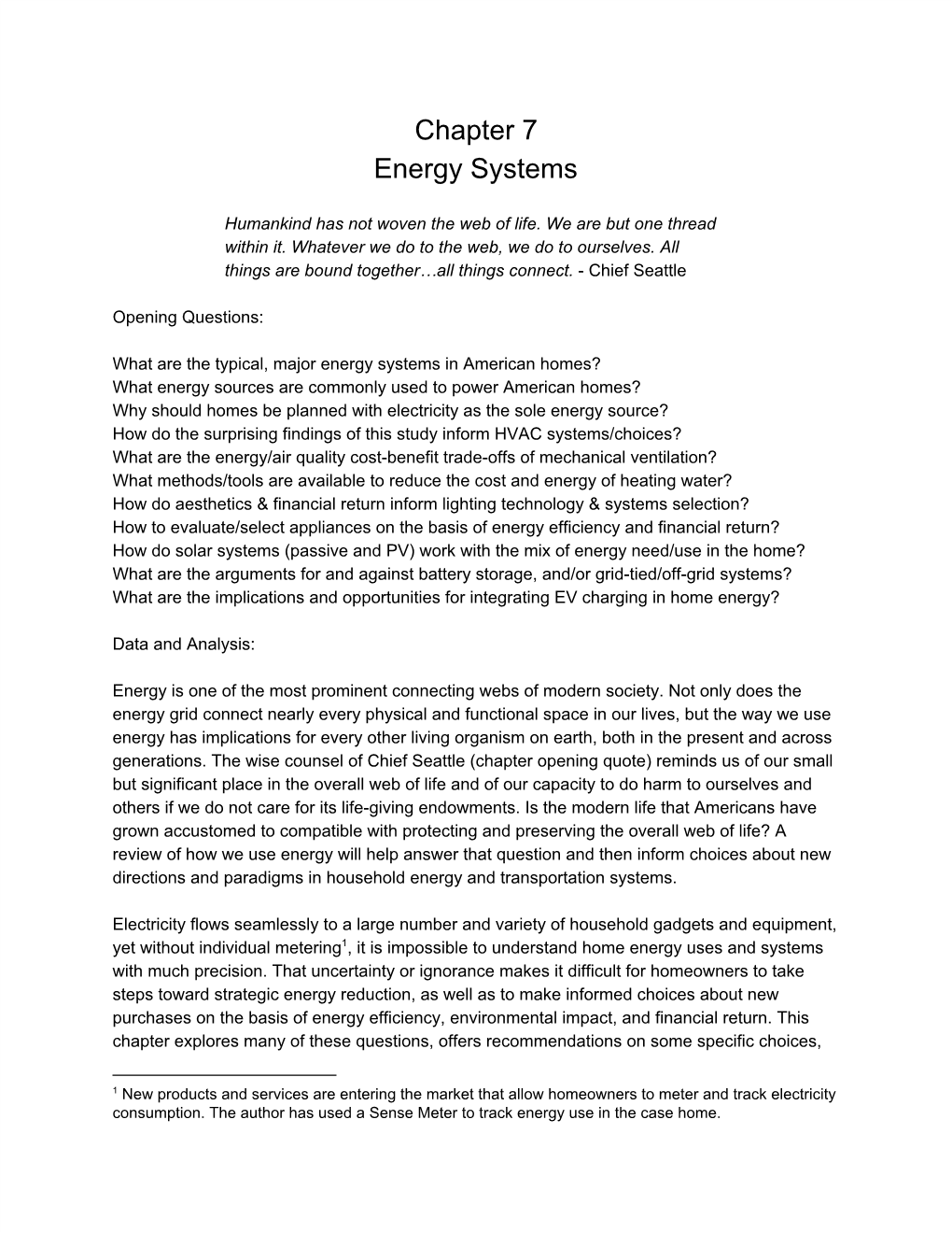 Chapter 7 Energy Systems
