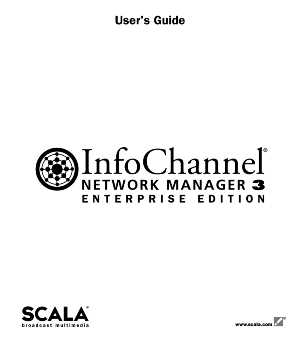 Configuring Infochannel Network Manager 50 Configuring an Infochannel Player Machine 61 Dial-Up FTP Access Configuration 71 Miscellaneous Player Issues 80