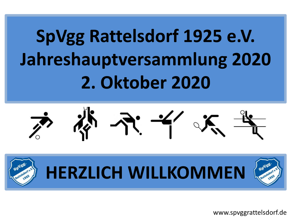 Spvgg Rattelsdorf 1925 E.V. Jahreshauptversammlung 2020 2