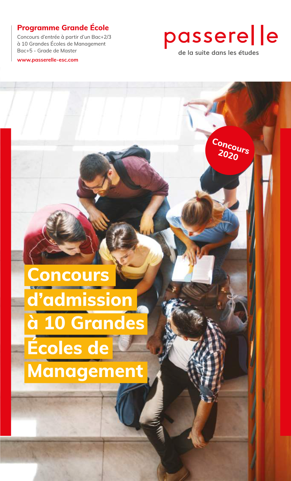 Concours D'admission À 10 Grandes Écoles De Management