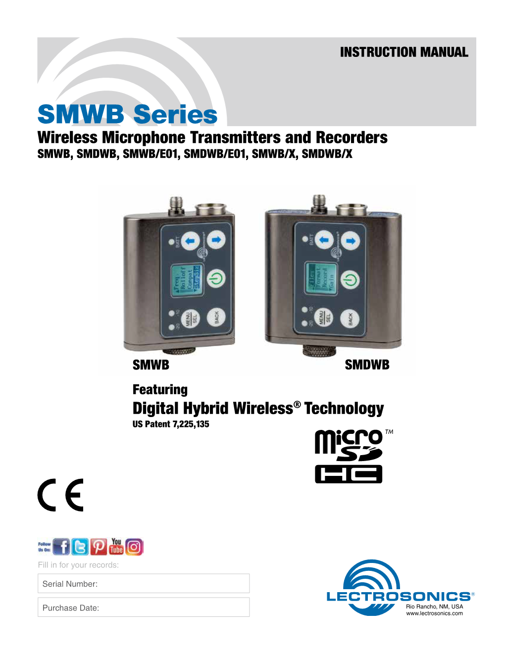 SMWB Series Instruction Manual