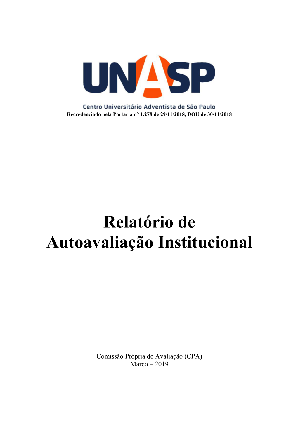 Relatorio AI UNASP 2018