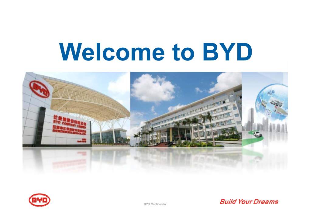 Welcome to BYD