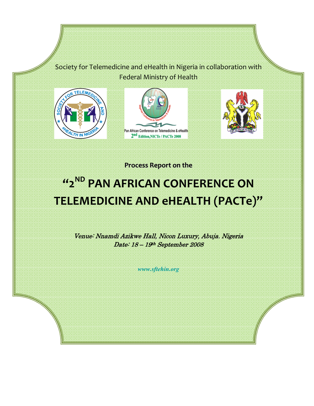 2 Pan African Conference on Telemedicine