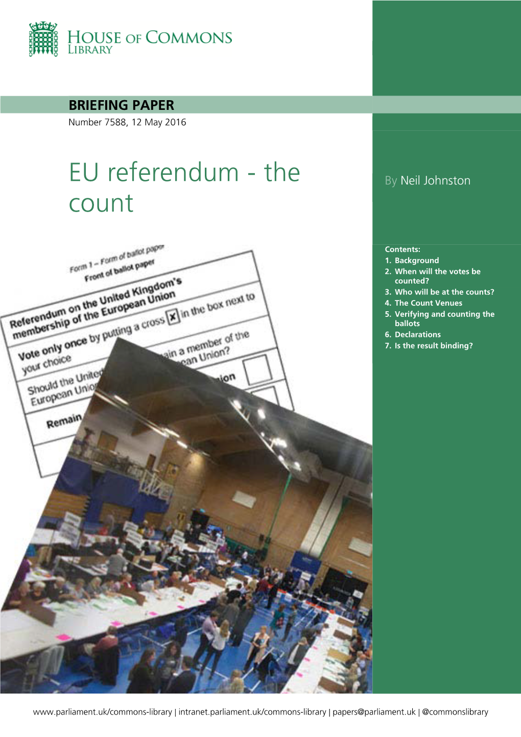 EU Referendum - the by Neil Johnston