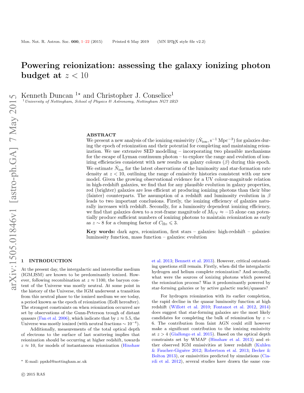 Powering Reionization: Assessing the Galaxy Ionizing Photon Budget At