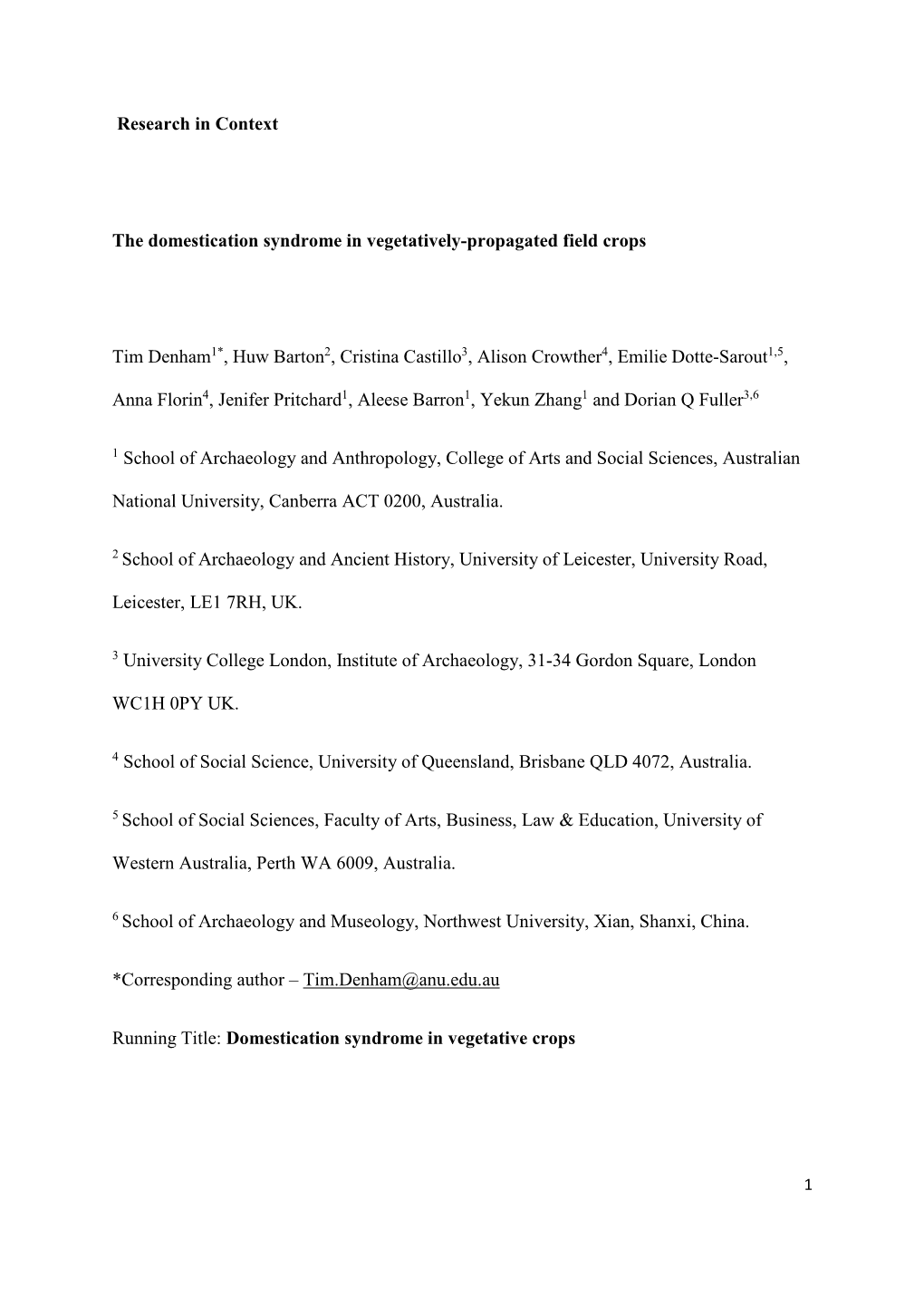 Vegevulture Domestication Syndrome-Ms.Pdf