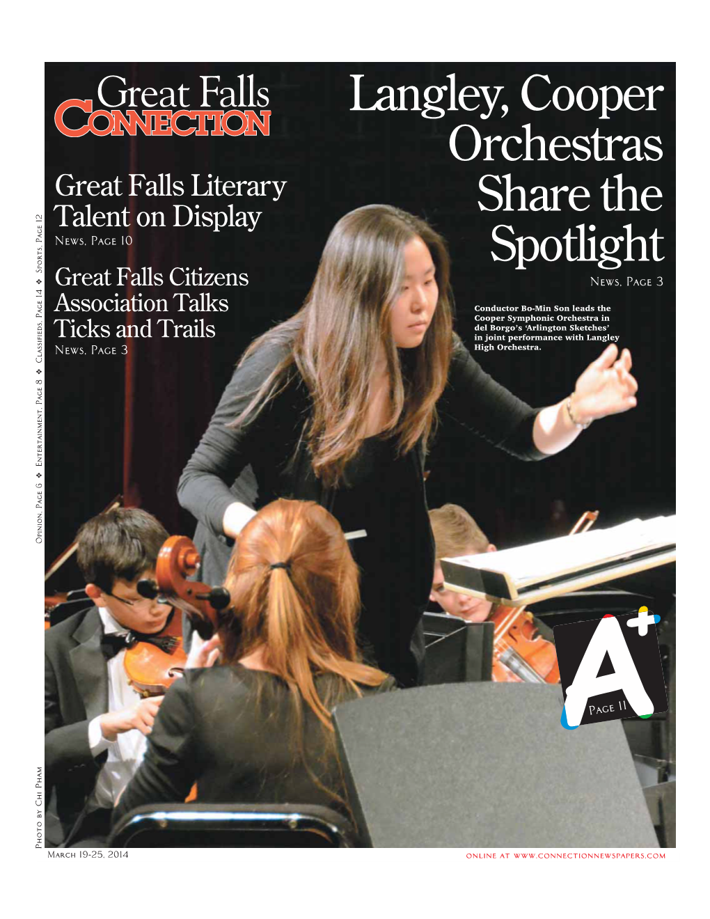 Great Fallsfalls Langley, Cooper Orchestras Great Falls Literary Talent on Display Share the News, Page 10 Spotlight