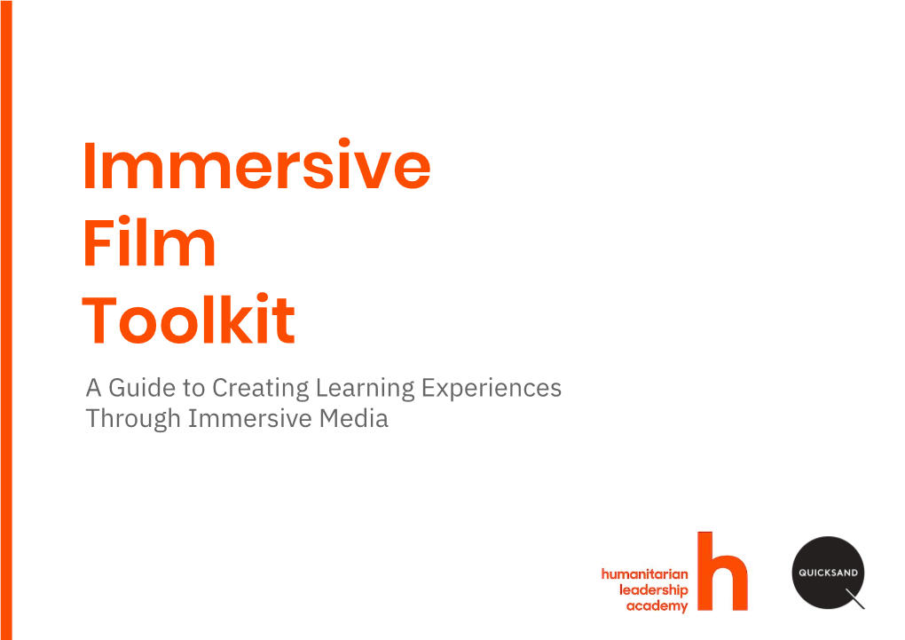 Our Immersive Film Toolkit