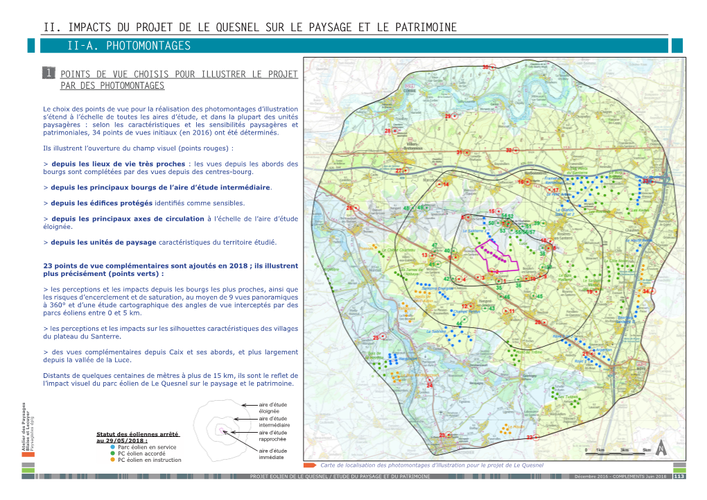 Ii. Impacts Du Projet De Le Quesnel Sur Le Paysage Et