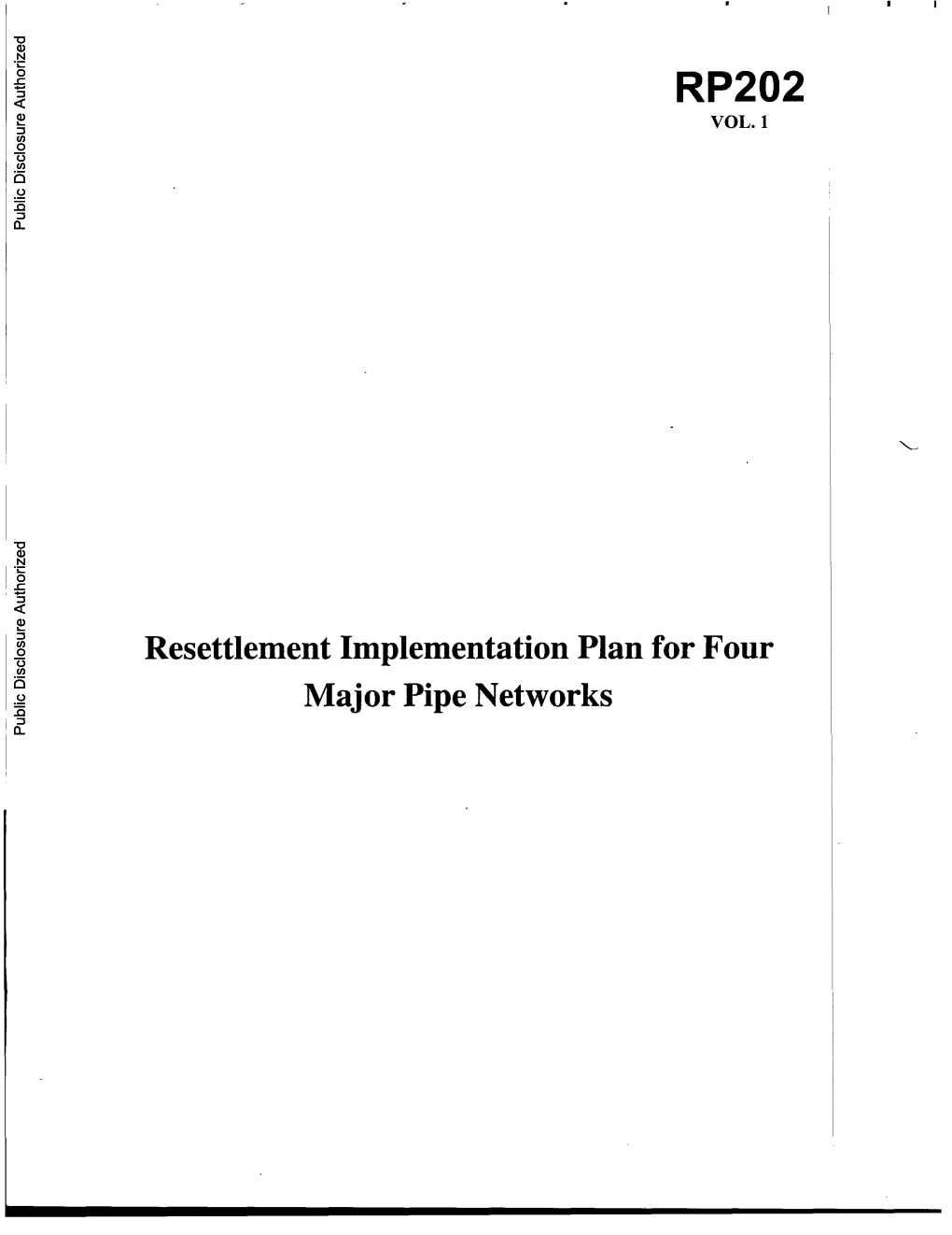 9.2Resettlement, Compensation and Rehabilitation Plans For