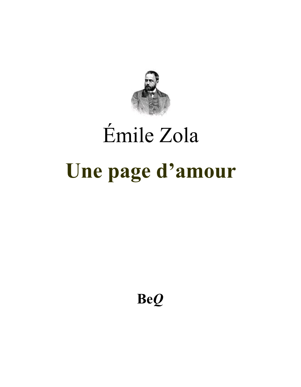 Une Page D'amour