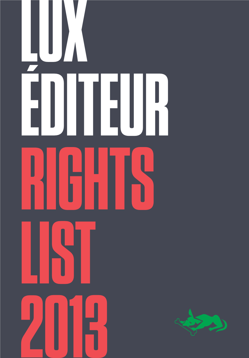 Rights List 2013