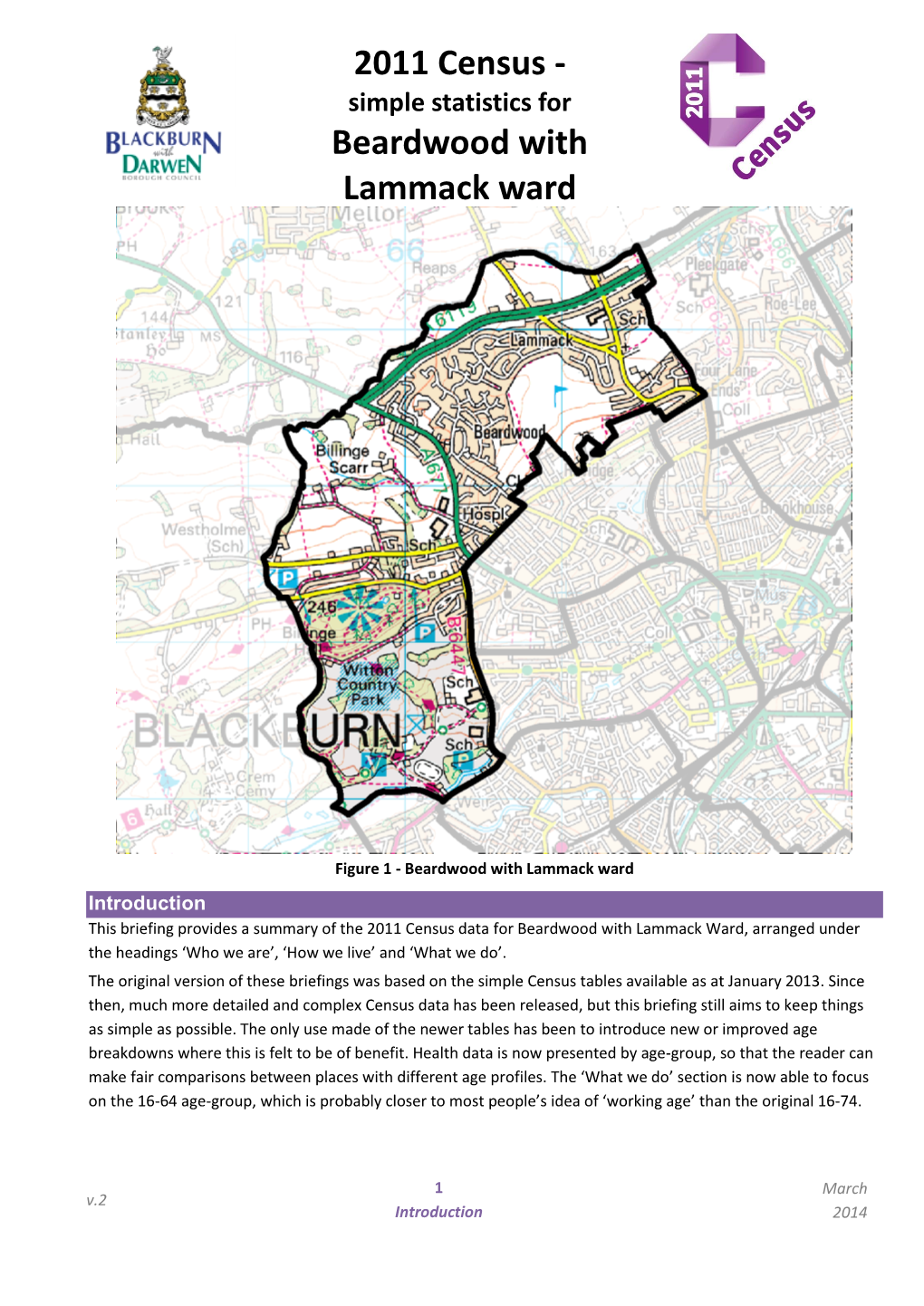 Beardwood with Lammack Ward Profile 2011 Census