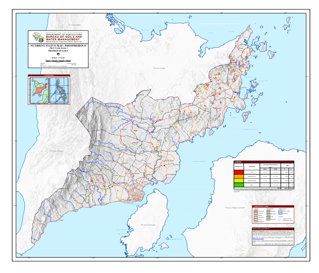 Phosphorous Bureau of Soils and Water Management