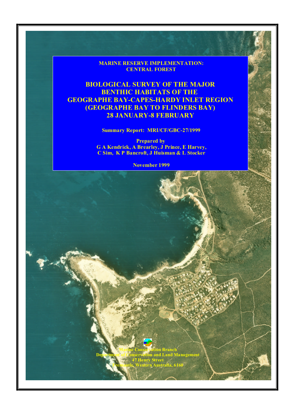 Geographe Bay to Flinders Bay) 28 January-8 February