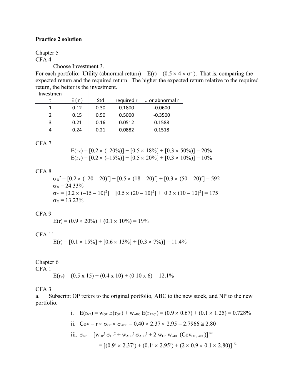 Practice 2 Solution