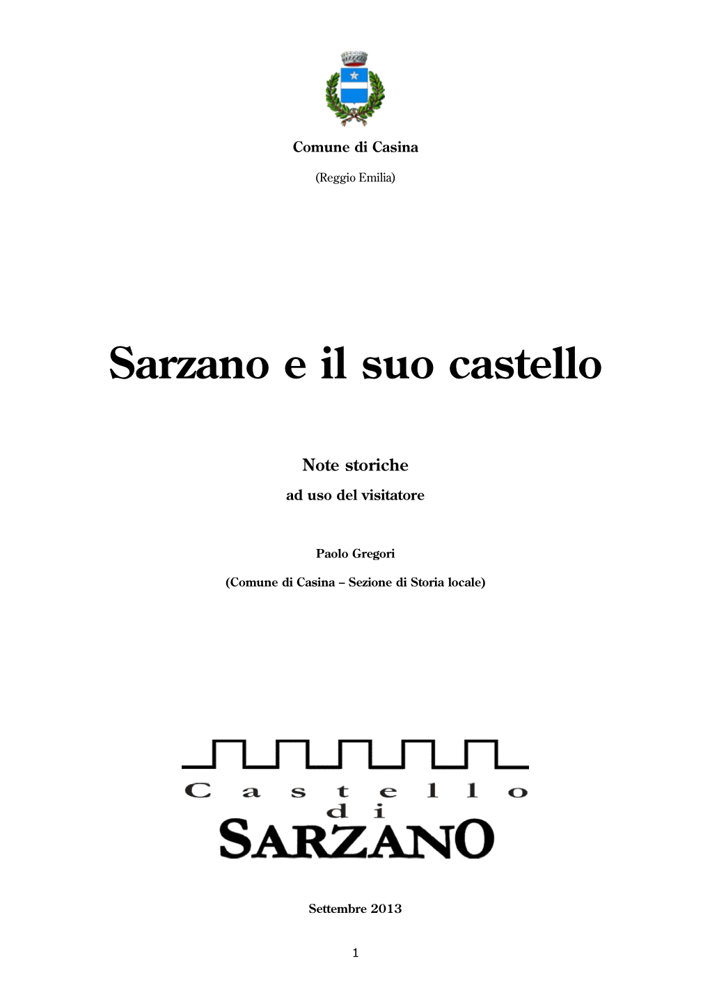 Sarzano E Il Suo Castello