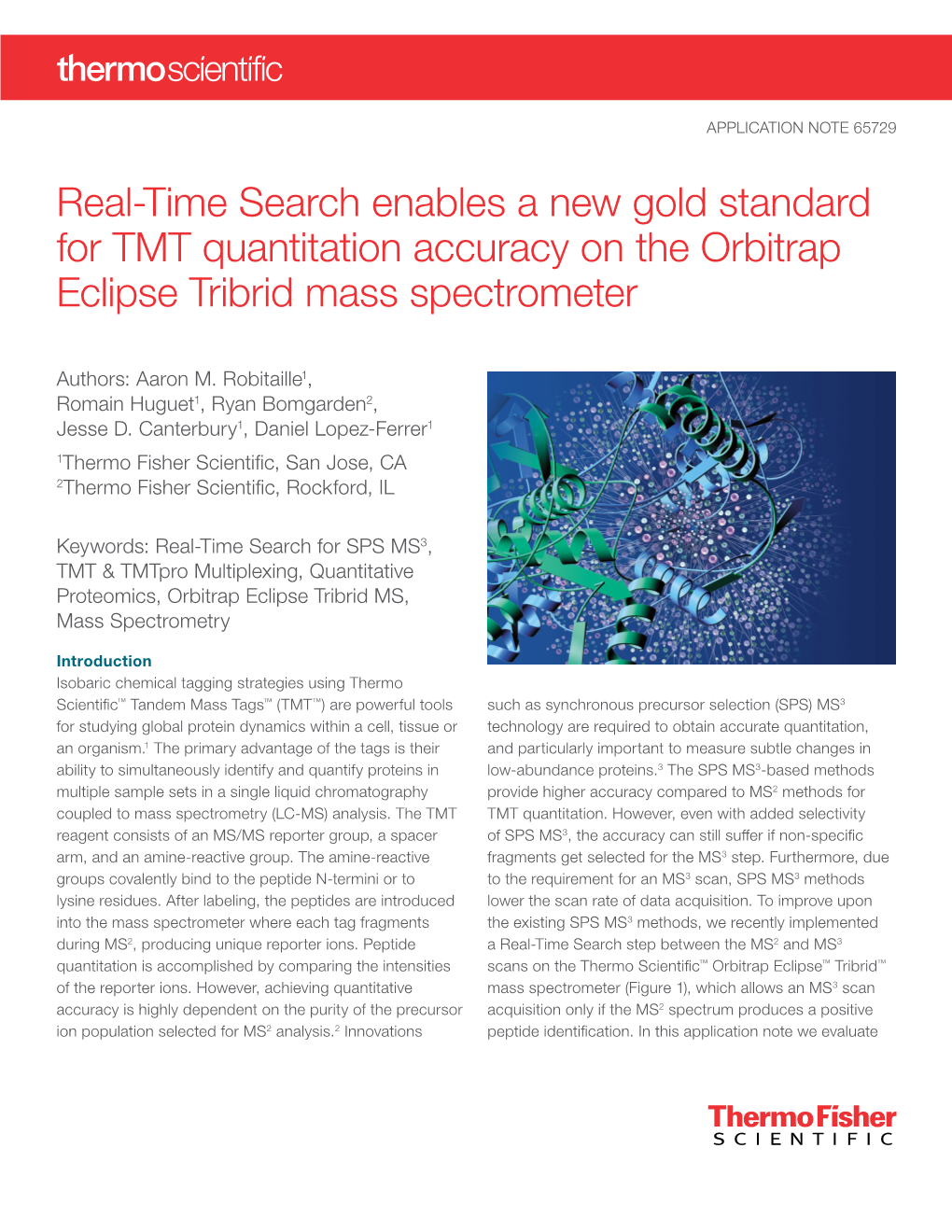 TMT Quantitation Accuracy on the Orbitrap Eclipse Tribrid Mass Spectrometer