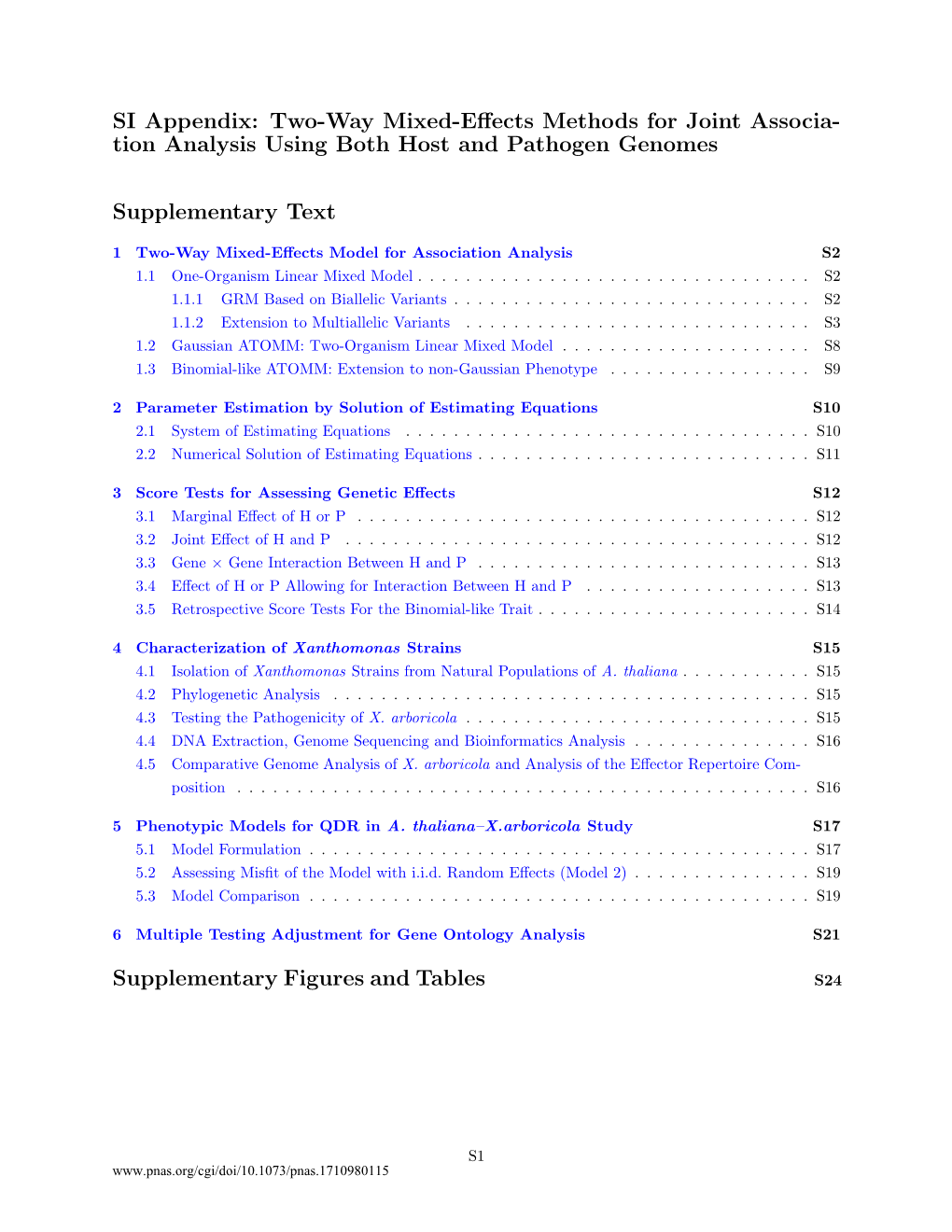 Tion Analysis Using Both Host and Pathogen Genomes