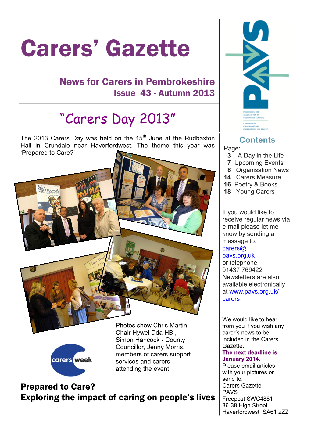 Carers' Gazette