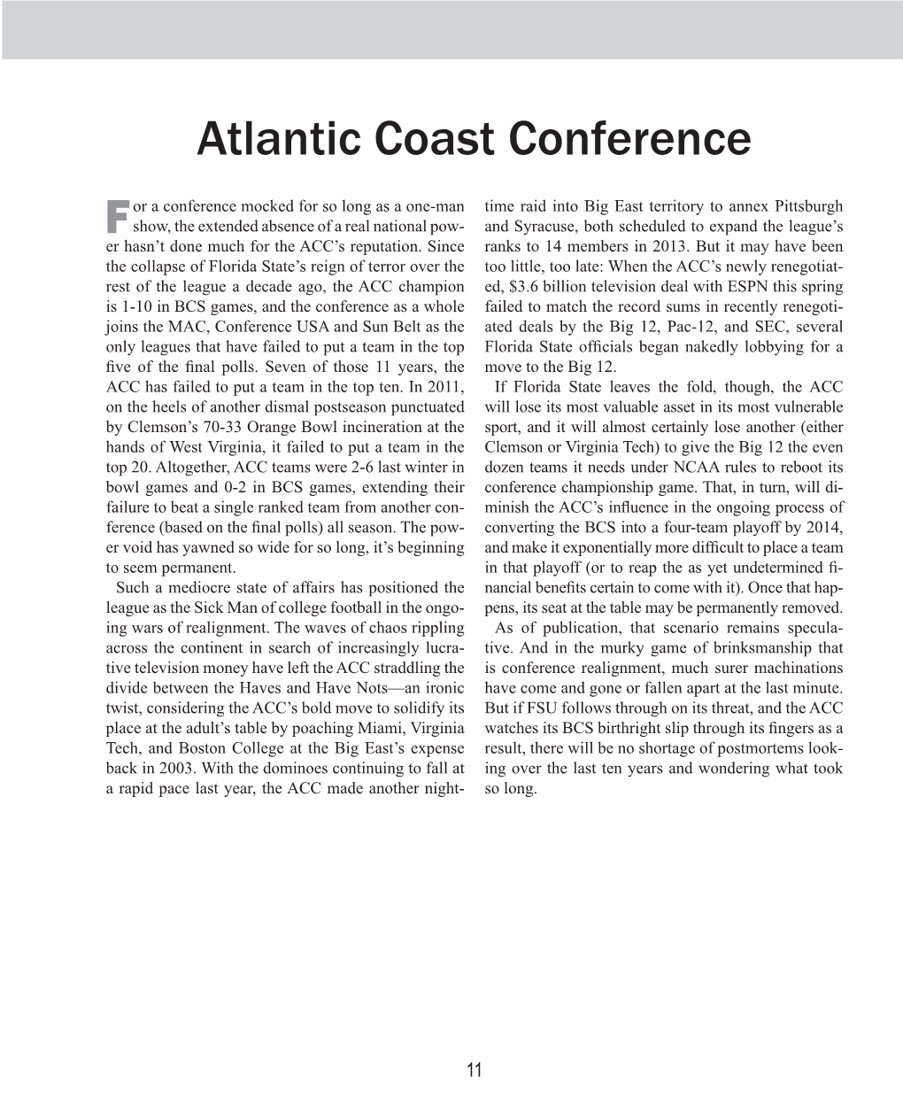 Atlantic Coast Conference