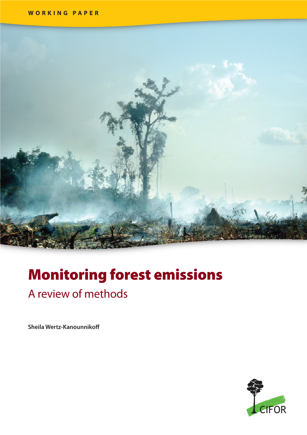 Monitoring Forest Emissions a Review of Methods