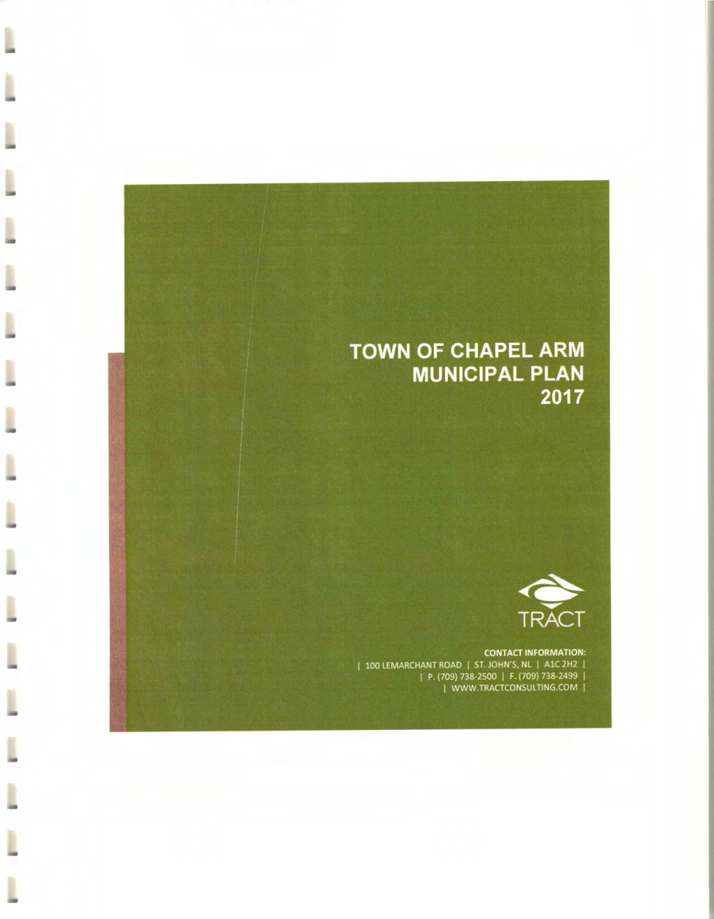Town of Chapel Arm Municipal Plan 2017 Tract