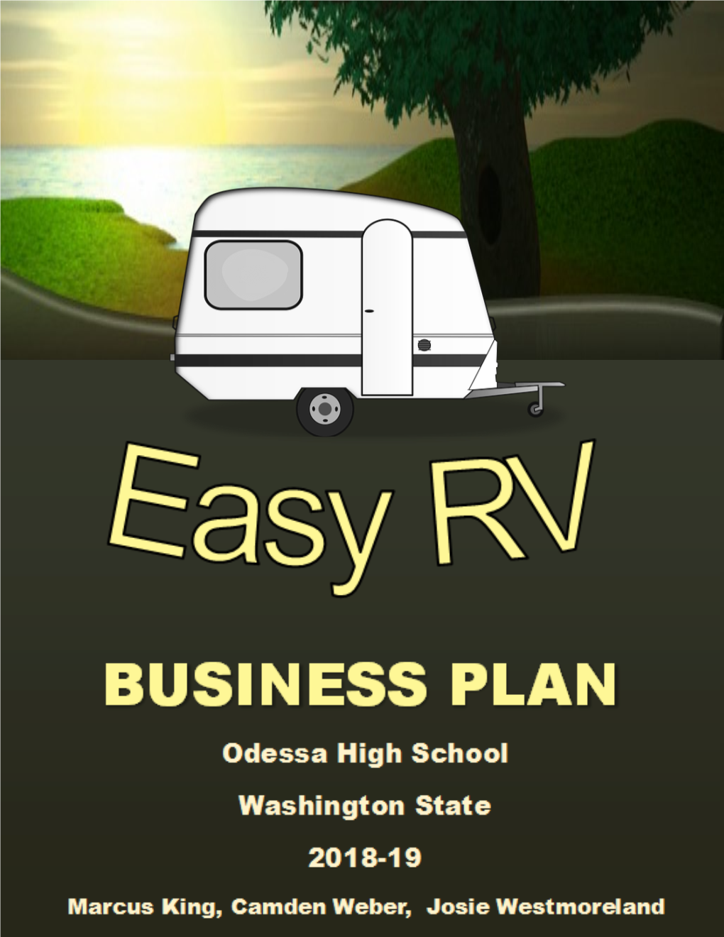 BUSINESS PLAN Odessa High School Washington State 2018-19