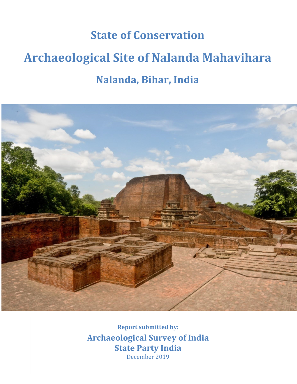 Archaeological Site of Nalanda Mahavihara, Nalanda, Bihar, India