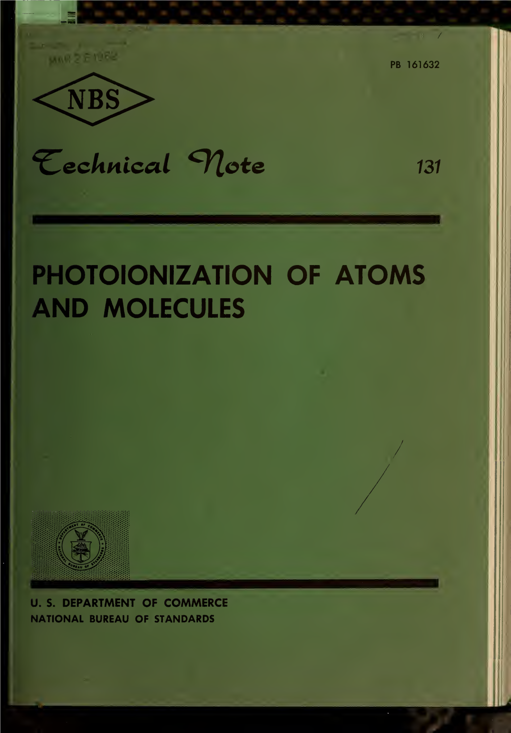 Photoionization of Atoms and Molecules