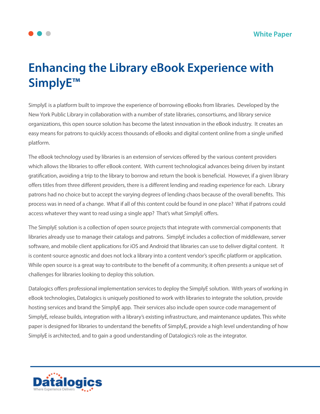 Enhancing the Library Ebook Experience with Simplye™