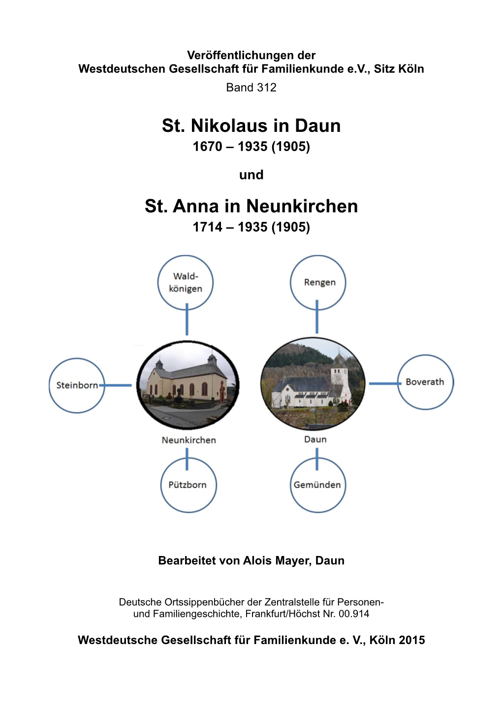 St. Nikolaus in Daun 1670-1935