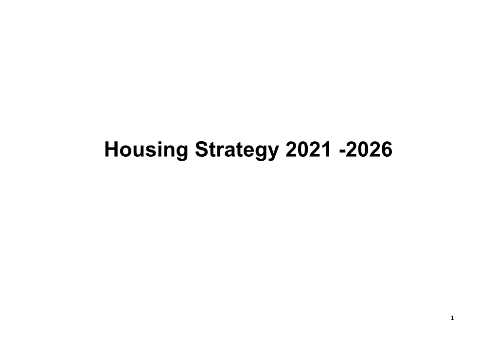 Bedford Borough Council Housing Strategy 2021-2026