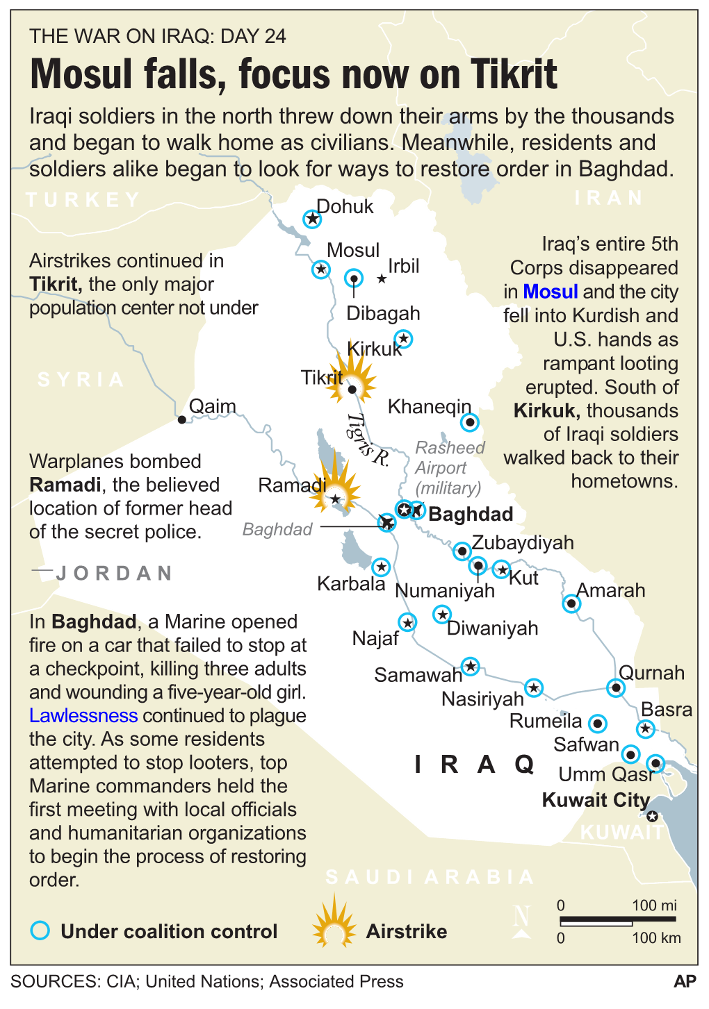 Mosul Falls, Focus Now on Tikrit