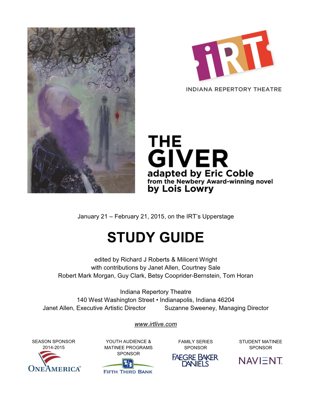 IRT Study Guide for the Giver.Pdf