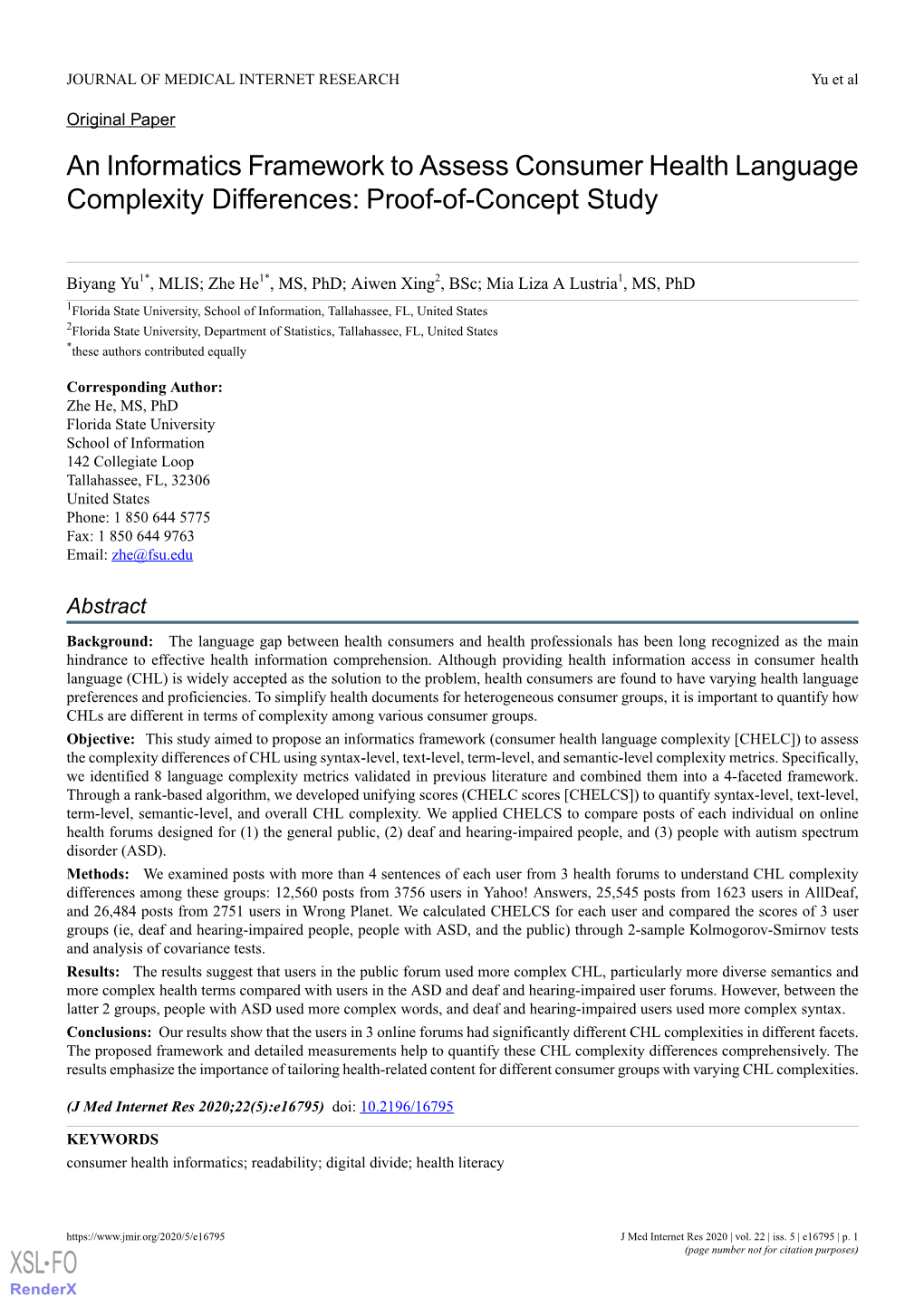 An Informatics Framework to Assess Consumer Health Language Complexity Differences: Proof-Of-Concept Study