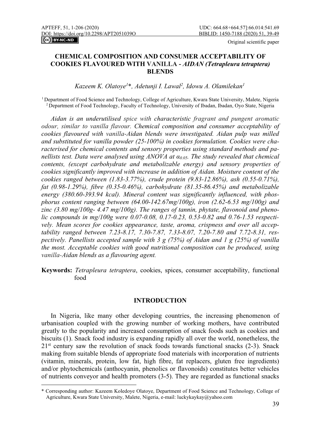 AIDAN (Tetrapleura Tetraptera) BLENDS