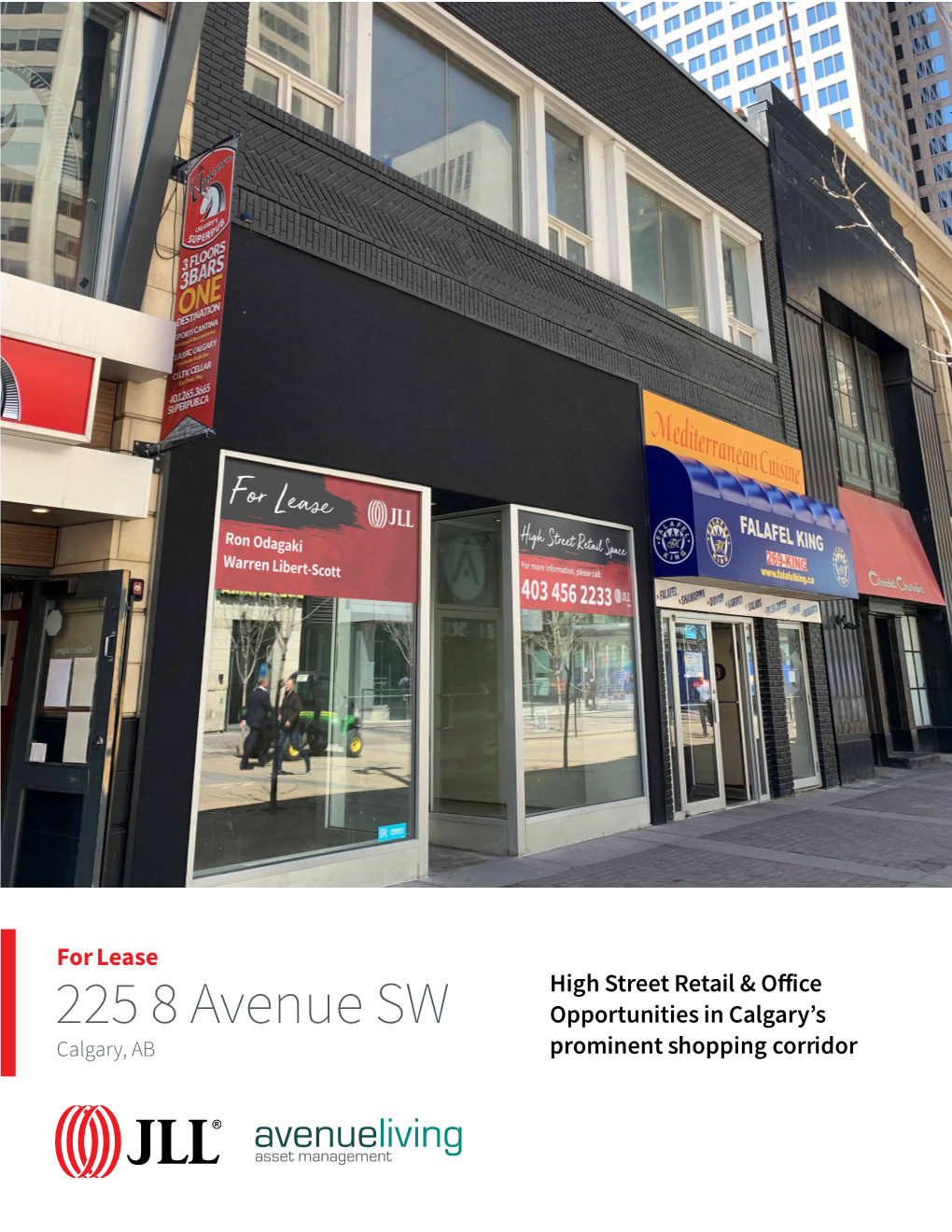 225 8 Avenue SW Opportunities in Calgary’S Calgary, AB Prominent Shopping Corridor for Lease Site Plans 225 8 Avenue SW