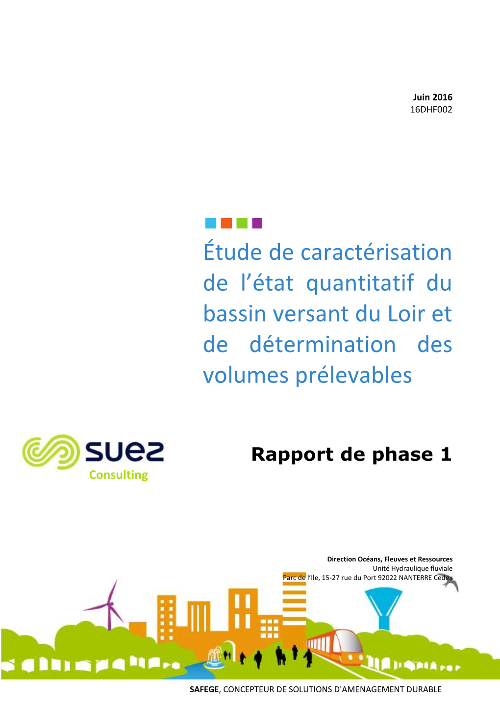 Étude De Caractérisation De L'état Quantitatif Du Bassin Versant Du Loir