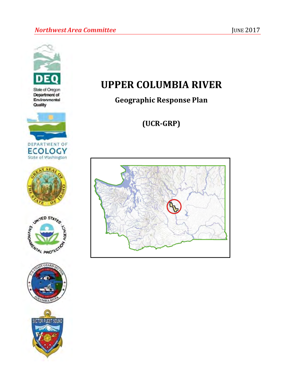 UPPER COLUMBIA RIVER Geographic Response Plan