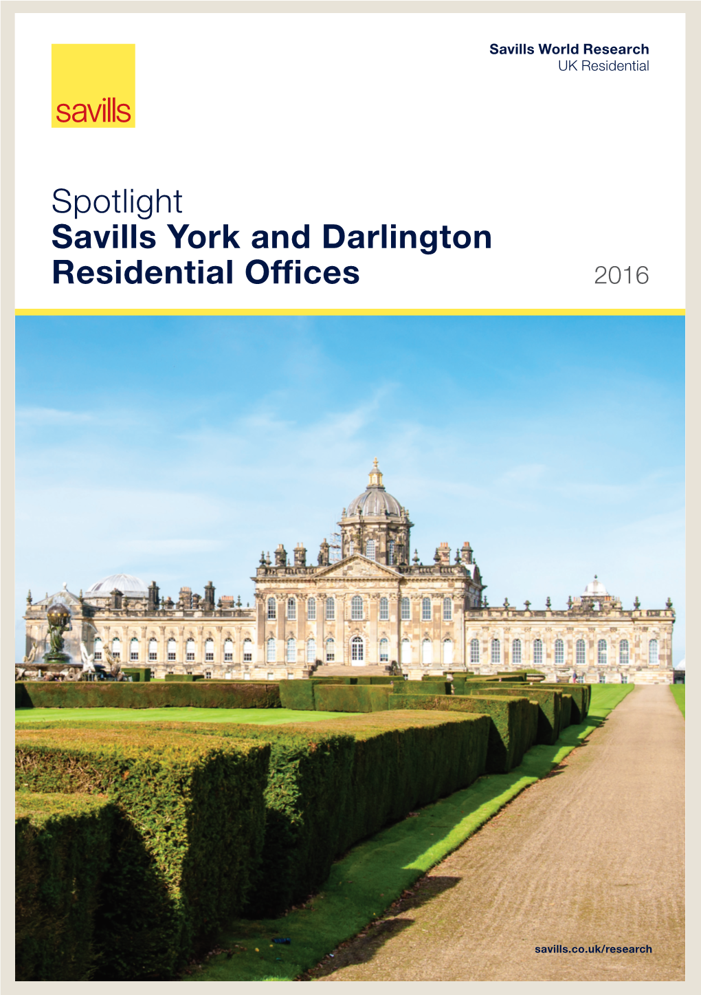 Spotlight Savills York and Darlington Residential Offices 2016