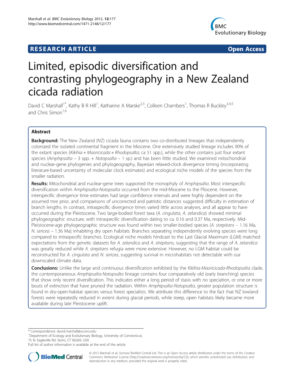 Limited, Episodic Diversification and Contrasting