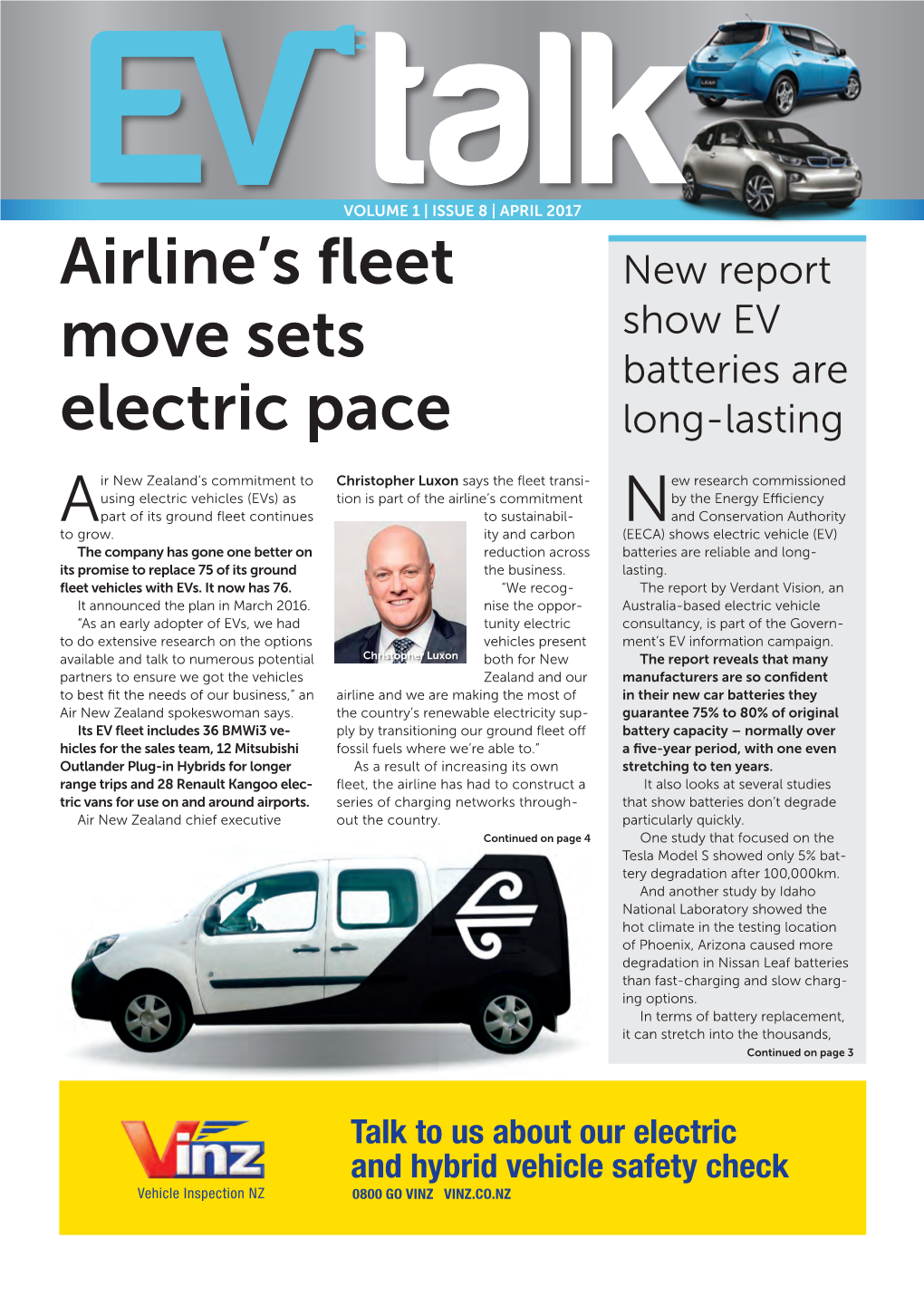 Airline's Fleet Move Sets Electric Pace